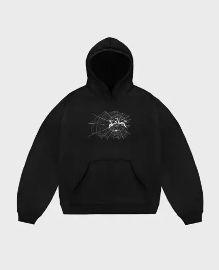 Divin By Divin Black Spider Hoodie