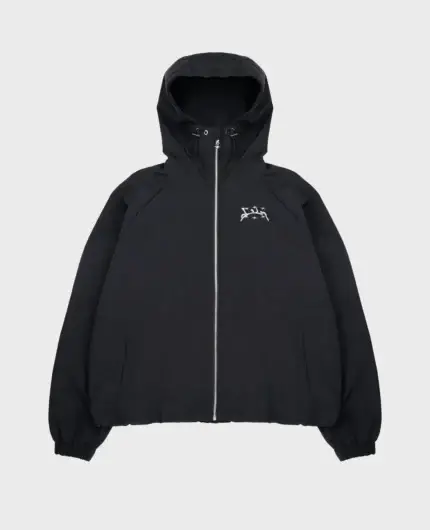 Divin by Divin Black Windbreaker Jacket