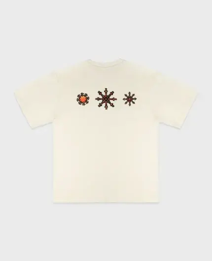 Divin by Divin Cream Pixel T-Shirt